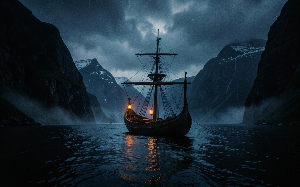 Hardanger Fjord, Norway in the age of Viking Age Norway