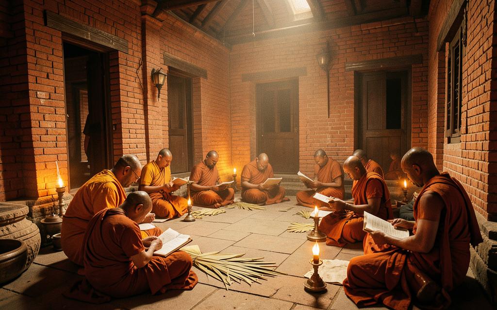 Nalanda Mahavihara, Bihar, India in the age of Pala-era India