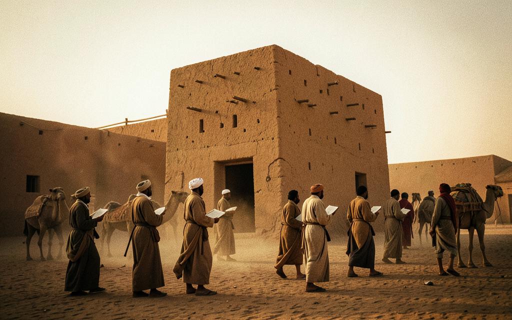 Djinguereber Mosque, Timbuktu, Mali in the age of The Mali Empire